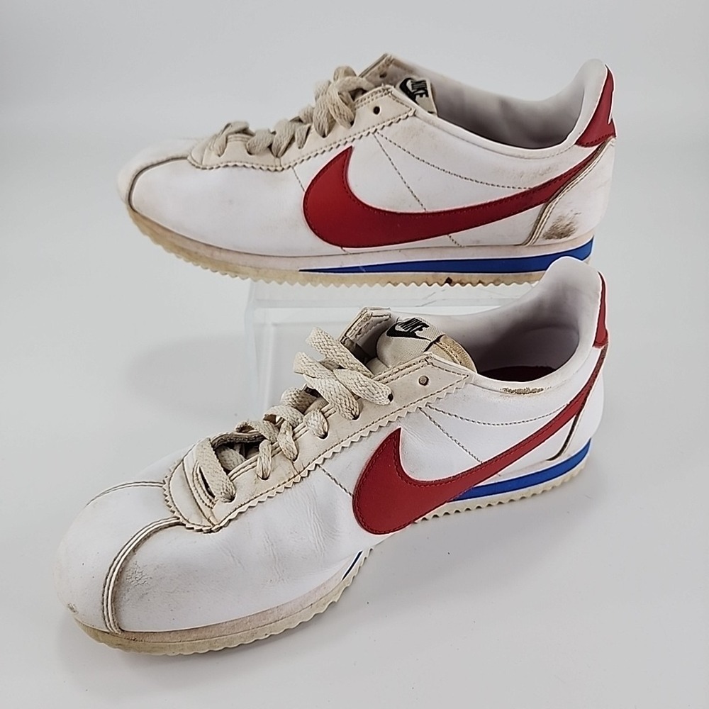 Nike Classic Cortez White Red 807471-103 Women's Size 7.5 Forrest Gump